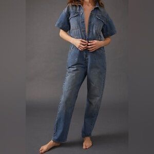 We the Free Denim Jumpsuit (XS)
